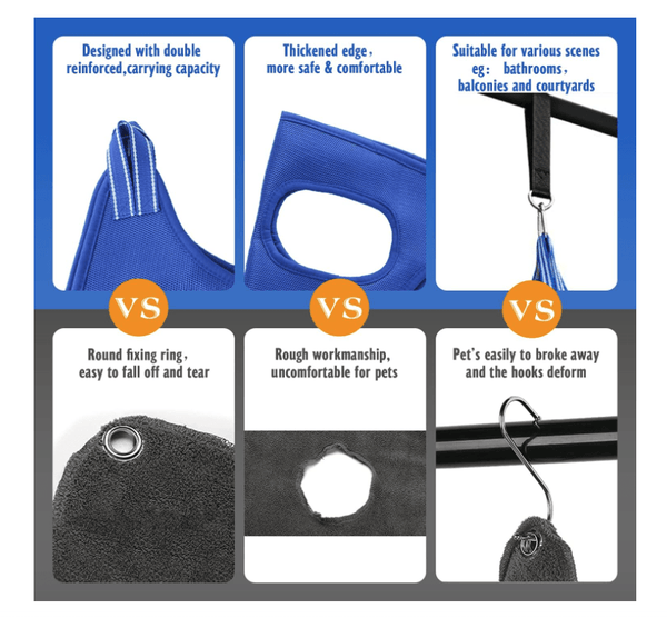 10 in 1 Pet Grooming Hammock for Dog & Cat - Yahko Merchandise