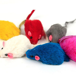 10 PCS PLUSH MOUSE CAT TOYS (Random Color) - Yahko Merchandise