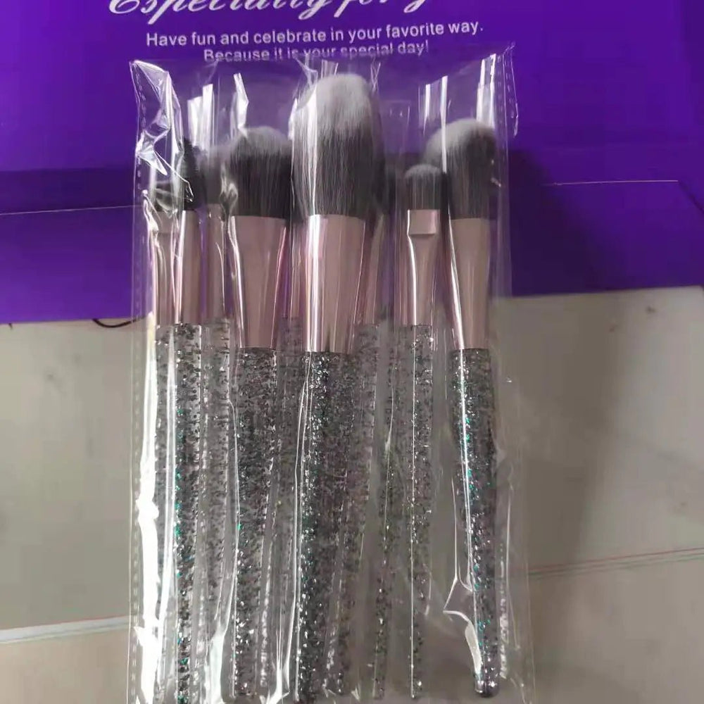 10 - Piece Makeup Brush Set for Beauty and Blending - Yahko Merchandise