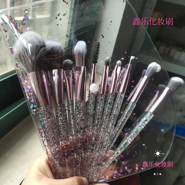 10 - Piece Makeup Brush Set for Beauty and Blending - Yahko Merchandise
