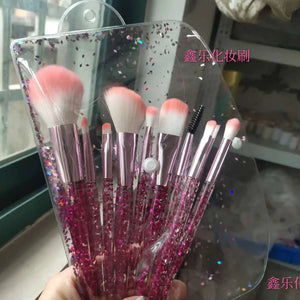 10 - Piece Makeup Brush Set for Beauty and Blending - Yahko Merchandise