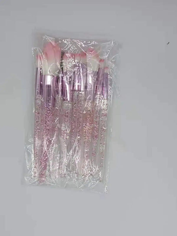 10 - Piece Makeup Brush Set for Beauty and Blending - Yahko Merchandise