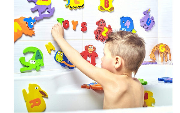 100% Non Toxic Foam Bath Toys Premium Educational Floating Bathtub - Yahko Merchandise