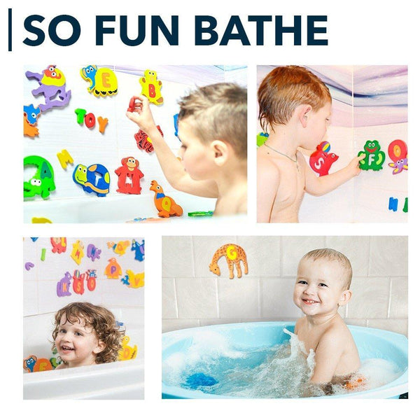 100% Non Toxic Foam Bath Toys Premium Educational Floating Bathtub - Yahko Merchandise