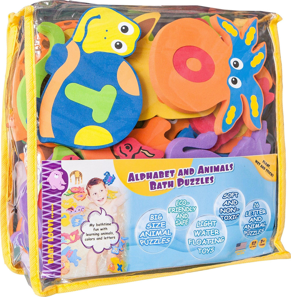 100% Non Toxic Foam Bath Toys Premium Educational Floating Bathtub - Yahko Merchandise