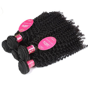 10A Deep Curly Brazilian Human Hair Bundles Weave - Yahko Merchandise