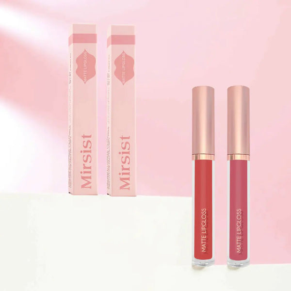 12 - Color Matte Lip Gloss in Nude Shades - Yahko Merchandise