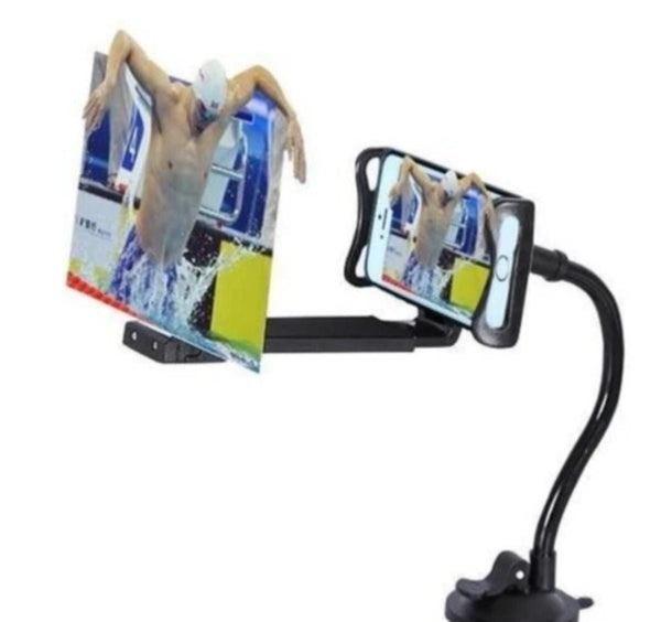 12" Mobile Phone HD Projection 3D Magnifier with Stand - Yahko Merchandise