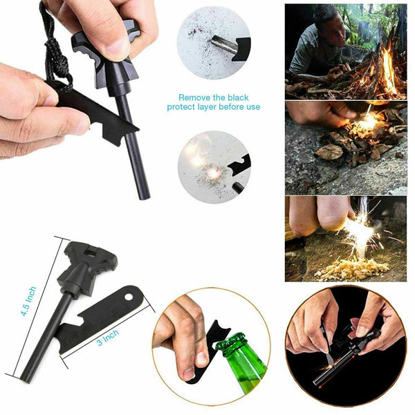 14 in 1 Outdoor Emergency Survival And Safety Gear Kit Camping - Yahko Merchandise