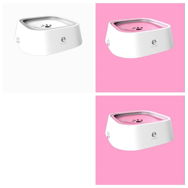1.5L Cat Dog Water Bowl Carried Floating Bowl Anti - Overflow Slow Water Feeder Dispenser Pet Fountain ABS&PP Dog Supplies - Yahko Merchandise