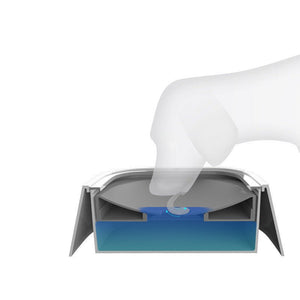 1.5L Cat Dog Water Bowl Carried Floating Bowl Anti - Overflow Slow Water Feeder Dispenser Pet Fountain ABS&PP Dog Supplies - Yahko Merchandise
