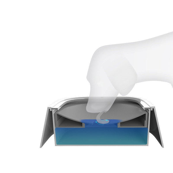 1.5L Cat Dog Water Bowl Carried Floating Bowl Anti - Overflow Slow Water Feeder Dispenser Pet Fountain ABS&PP Dog Supplies - Yahko Merchandise