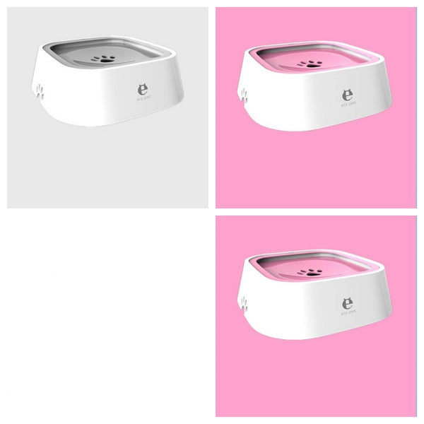1.5L Cat Dog Water Bowl Carried Floating Bowl Anti - Overflow Slow Water Feeder Dispenser Pet Fountain ABS&PP Dog Supplies - Yahko Merchandise
