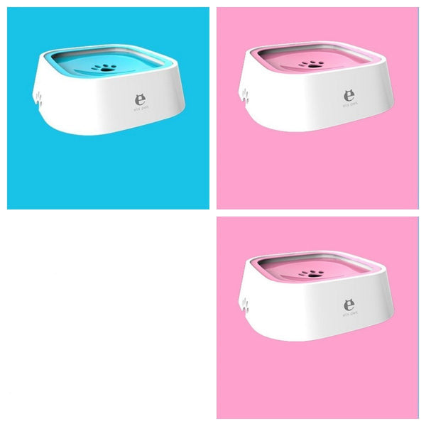 1.5L Cat Dog Water Bowl Carried Floating Bowl Anti - Overflow Slow Water Feeder Dispenser Pet Fountain ABS&PP Dog Supplies - Yahko Merchandise