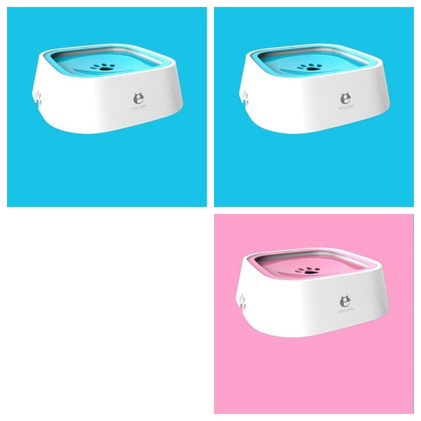 1.5L Cat Dog Water Bowl Carried Floating Bowl Anti - Overflow Slow Water Feeder Dispenser Pet Fountain ABS&PP Dog Supplies - Yahko Merchandise