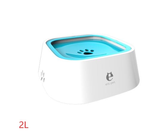 1.5L Cat Dog Water Bowl Carried Floating Bowl Anti - Overflow Slow Water Feeder Dispenser Pet Fountain ABS&PP Dog Supplies - Yahko Merchandise