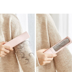 2 - 1 Reusable Pet Hair Remover Brush Lint Roller Portable - Yahko Merchandise