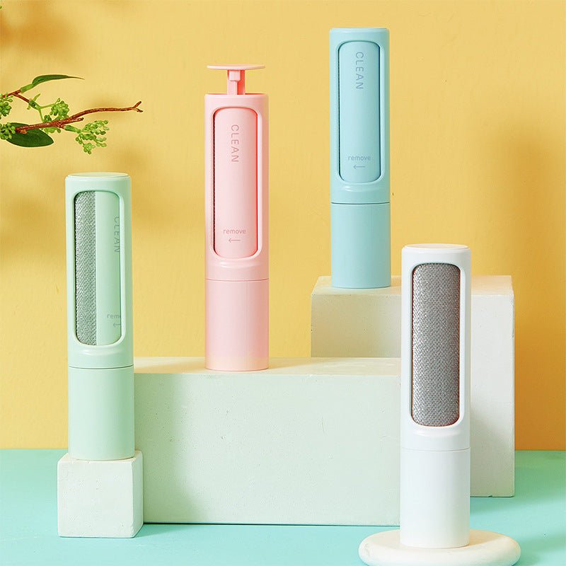 2 - 1 Reusable Pet Hair Remover Brush Lint Roller Portable - Yahko Merchandise