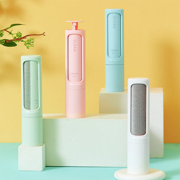 2 - 1 Reusable Pet Hair Remover Brush Lint Roller Portable - Yahko Merchandise
