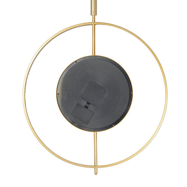 20" Novelty Gold Metal and Glass Analog Exposed Gear Wall Clock - Yahko Merchandise