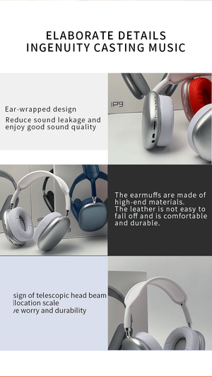 2021 New Wireless Headset HIFI Stereo Bluetooth Headphones - Yahko Merchandise
