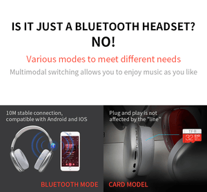 2021 New Wireless Headset HIFI Stereo Bluetooth Headphones - Yahko Merchandise