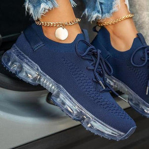 2021 Purple Sneakers Women Casual Shoes Mesh Air - Cushion Flat - Yahko Merchandise