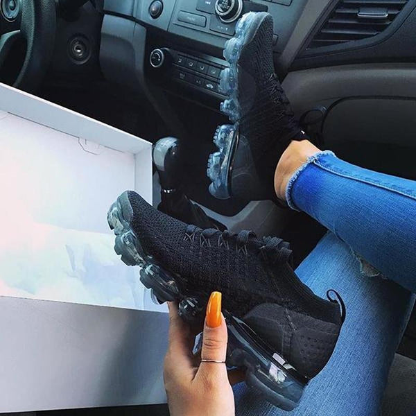 2021 Purple Sneakers Women Casual Shoes Mesh Air - Cushion Flat - Yahko Merchandise