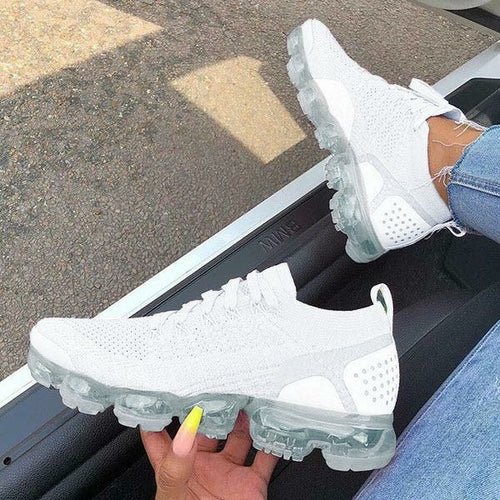 2021 Purple Sneakers Women Casual Shoes Mesh Air - Cushion Flat - Yahko Merchandise