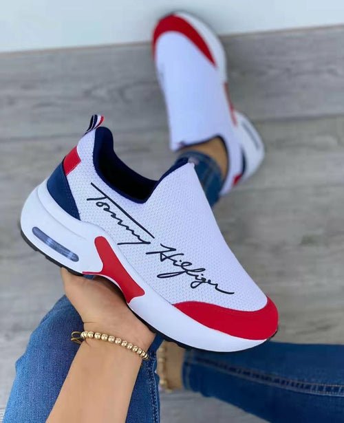 2022 Fashion Casual Breathable Wedges Ladies Walking Sneakers - Yahko Merchandise