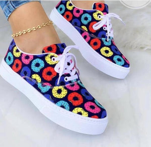 2022 Fashion Graffiti Women Sneakers Trainers Shoes - Yahko Merchandise