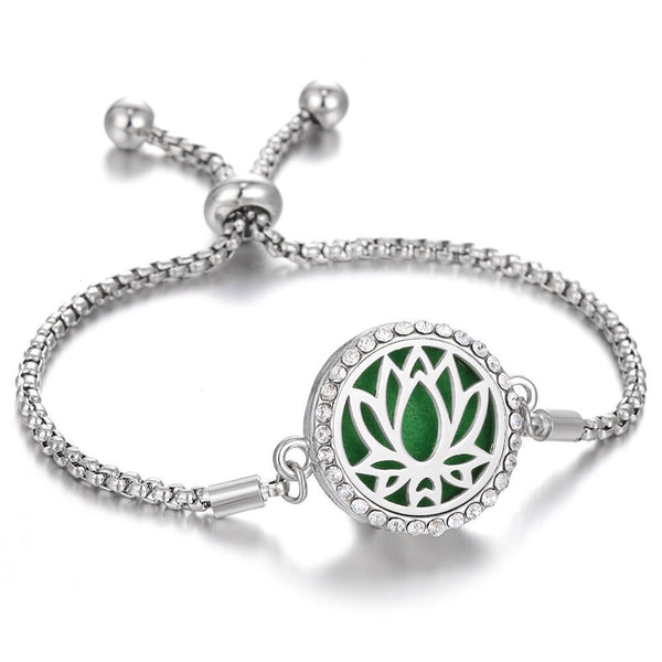 2024 New Kaleidoscope Aromatherapy Bracelet Perfume Essential Oil Diffuser Locket Bracelet Charms Women Aroma Diffuser Jewelry - Yahko Merchandise