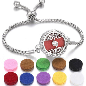 2024 New Kaleidoscope Aromatherapy Bracelet Perfume Essential Oil Diffuser Locket Bracelet Charms Women Aroma Diffuser Jewelry - Yahko Merchandise