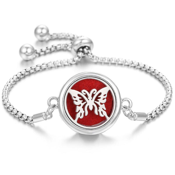 2024 New Kaleidoscope Aromatherapy Bracelet Perfume Essential Oil Diffuser Locket Bracelet Charms Women Aroma Diffuser Jewelry - Yahko Merchandise