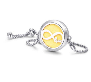 2024 New Kaleidoscope Aromatherapy Bracelet Perfume Essential Oil Diffuser Locket Bracelet Charms Women Aroma Diffuser Jewelry - Yahko Merchandise