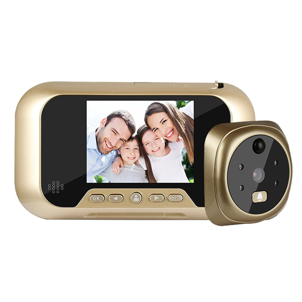 2.8 Inch Infrared Night Vision Camera Video Intelligent Electronic Peephole Visual Peephole Doorbell - Yahko Merchandise