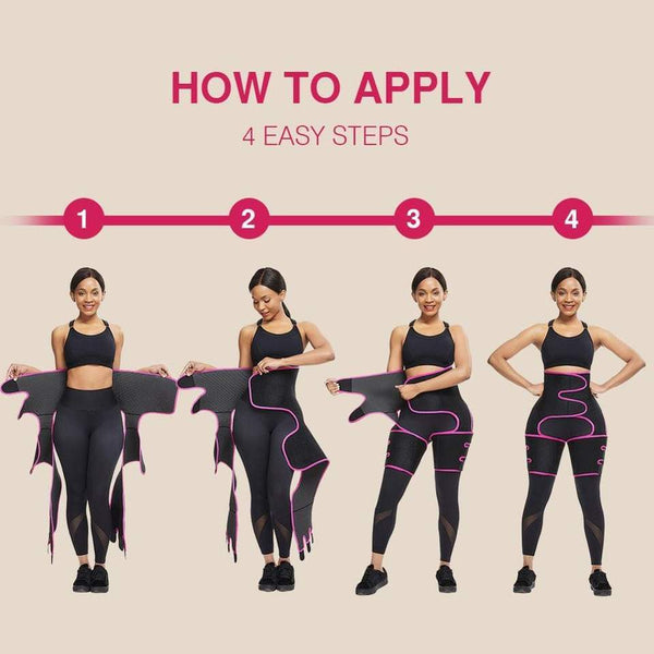 3 in 1 Belt Fat Burning Butt Lifter Powerful Slimming Leg Shaper - Yahko Merchandise
