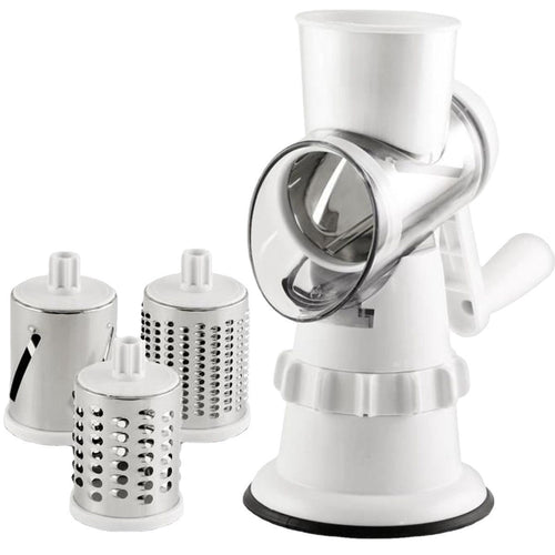 3 In 1 Vegetable Slicer Manual Kitchen Accessories Grater For Vegetable Cutter Round Chopper Mandolin Shredder Potato Home Kitchen Supplies Kitchen Gadgets - Yahko Merchandise