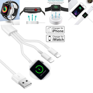 3 in 1 Wireless Charger Quick Charger USB Cable - Yahko Merchandise