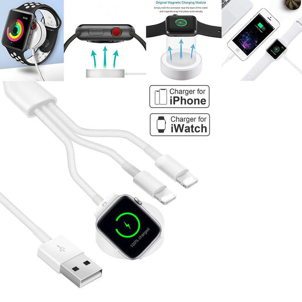 3 in 1 Wireless Charger Quick Charger USB Cable - Yahko Merchandise
