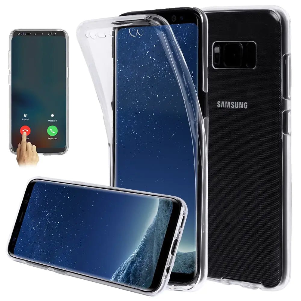 360 - Degree Transparent Anti - Fall Phone Case - Yahko Merchandise
