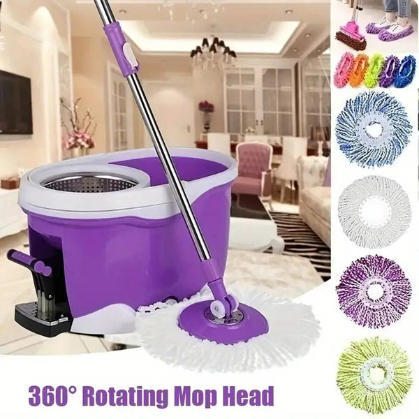 360° Rotating Microfiber Spin Mop Replacement Head - Yahko Merchandise