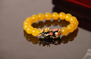 3D Gold Plated PiXiu Bracelet - Yahko Merchandise