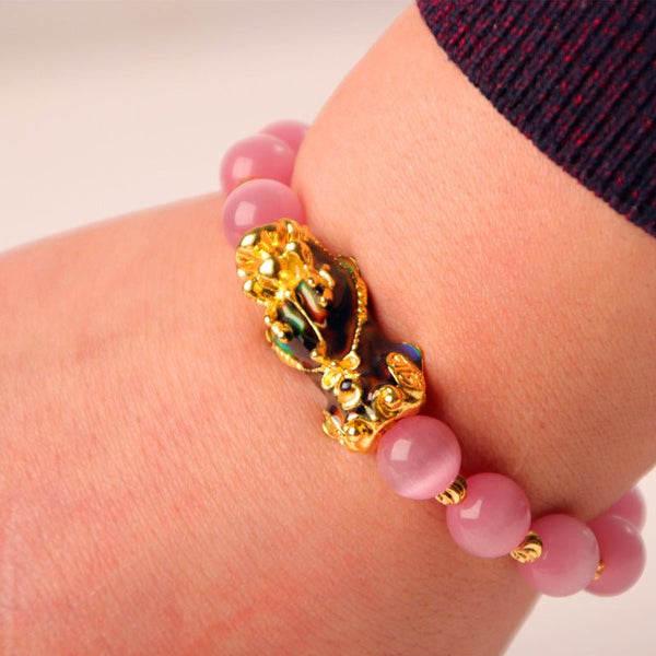 3D Gold Plated PiXiu Bracelet - Yahko Merchandise