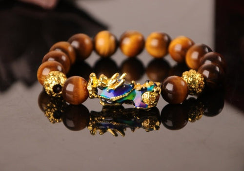 3D Gold Plated PiXiu Bracelet - Yahko Merchandise
