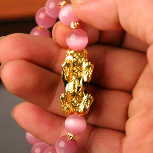 3D Gold Plated PiXiu Bracelet - Yahko Merchandise