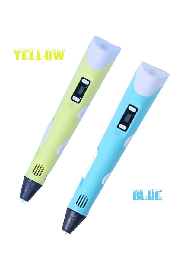 3D print pen 3D pen two generation graffiti 3D stereoscopic paintbrush children puzzle painting toys - Yahko Merchandise