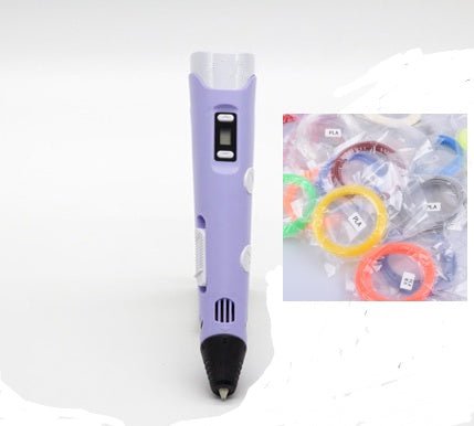 3D print pen 3D pen two generation graffiti 3D stereoscopic paintbrush children puzzle painting toys - Yahko Merchandise
