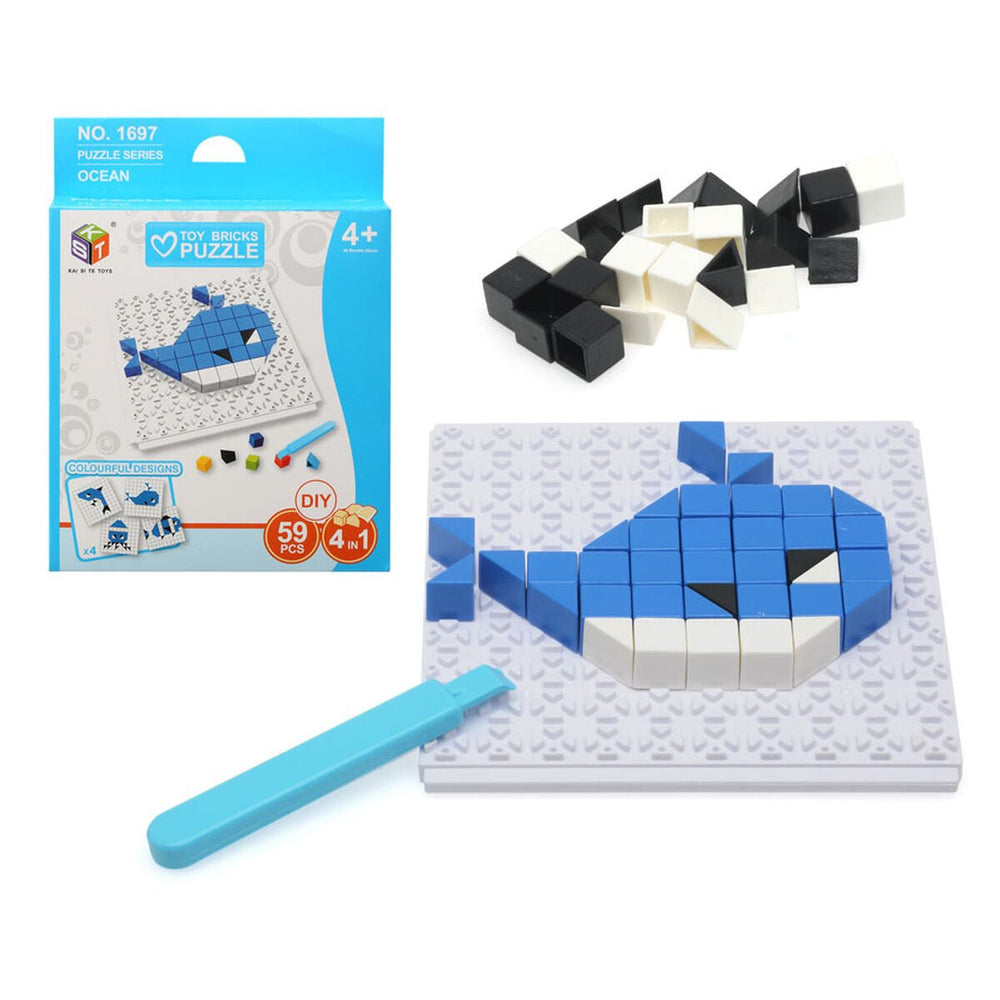 3D Puzzle Wale 17 x 13,5 cm - Yahko Merchandise
