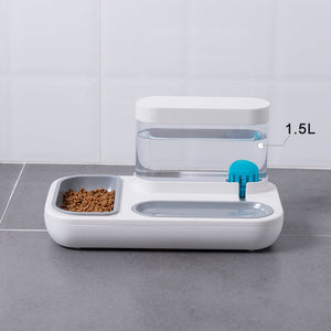 4 Style Pet Cat Bowl Dog for Cats Feeder Bowls Kitten Automatic Drinking Fountain 1.5L Capacity Puppy Feeding Waterer Products - Yahko Merchandise